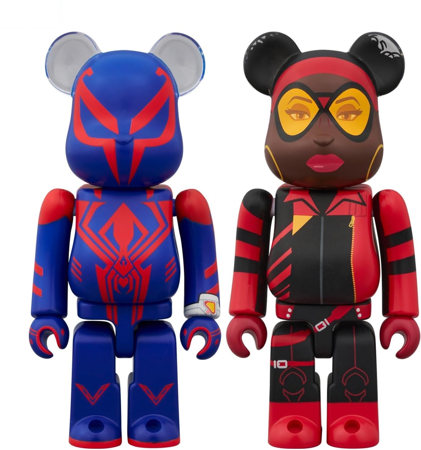 Medicom Toy Be@Rbrick Spider-Man 2099 and Spider-Woman Action Figure Set Japan- Japan Figure Store - #1 Bring To You The Best Japanese Goods