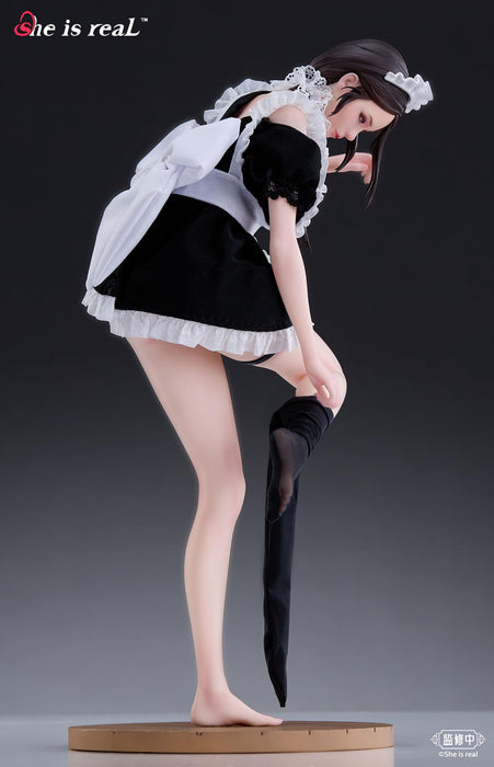 Ours Panda She Is Real X Lou Ll Figurine 1/6 PVC ABS Tissu Maid