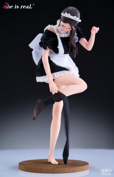 Ours Panda She Is Real X Lou Ll Figurine 1/6 PVC ABS Tissu Maid
