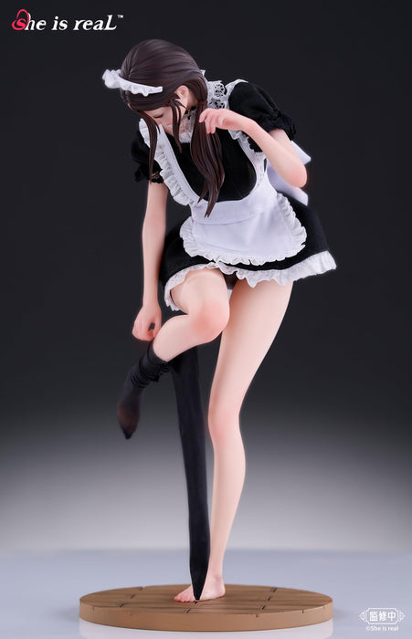 Ours Panda She Is Real X Lou Ll Figurine 1/6 PVC ABS Tissu Maid