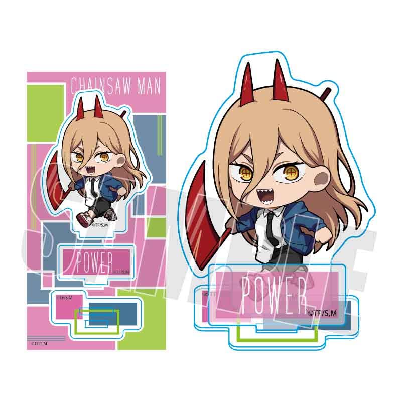Bell House Chainsaw Man Acrylic Figure Power 60x120mm High-Quality Display
