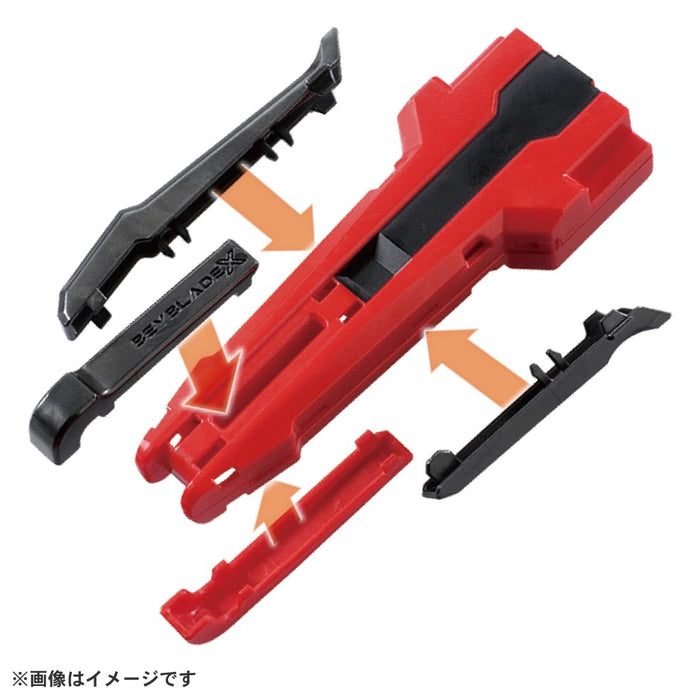 Takara Tomy Beyblade X Bx-30 Custom Grip Red Version for Enhanced Performance- Japan Figure Store - #1 Bring To You The Best Japanese Goods