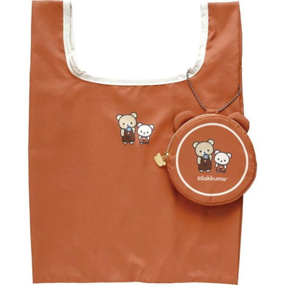 San-X Rilakkuma Basic Home Cafe Shopping Bag - Durable and Stylish Tote- Japan Figure Store - #1 Bring To You The Best Japanese Goods