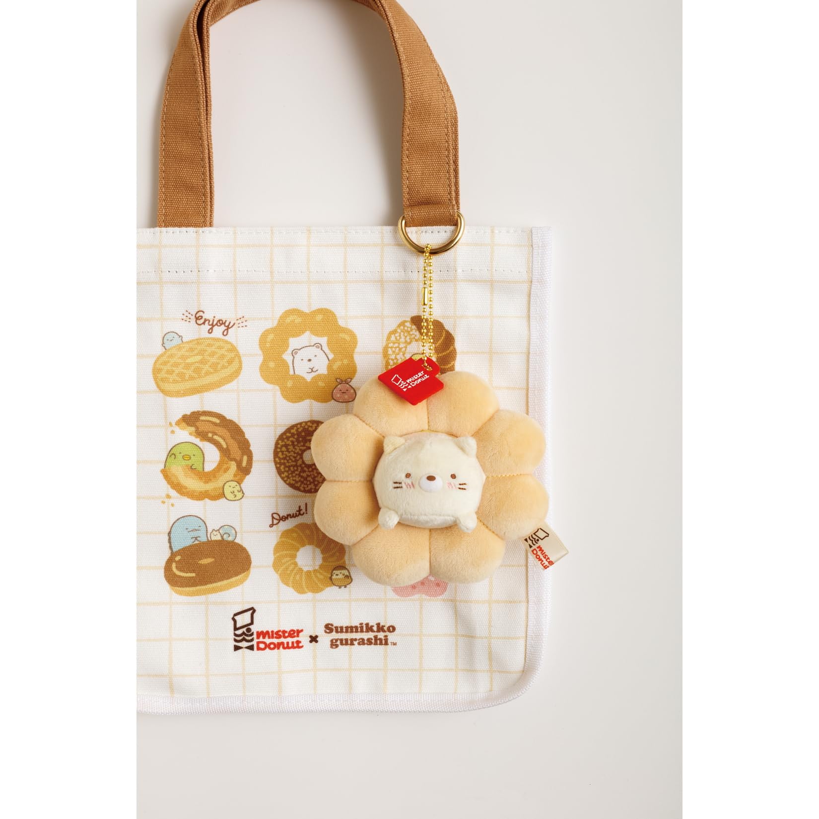 San-X Sumikko Gurashi Mister Donut Mini Tote Bag Ca49901- Japan Figure Store - #1 Bring To You The Best Japanese Goods