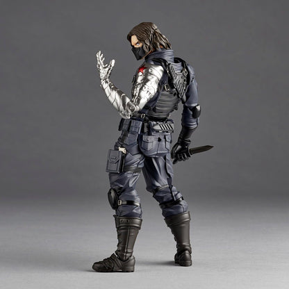 Kaiyodo Amazing Yamaguchi Bucky Barnes Winter Soldier Revoltech Figure- Japan Figure Store - #1 Bring To You The Best Japanese Goods