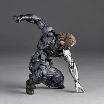 Kaiyodo Amazing Yamaguchi Bucky Barnes Winter Soldier Revoltech Figure- Japan Figure Store - #1 Bring To You The Best Japanese Goods