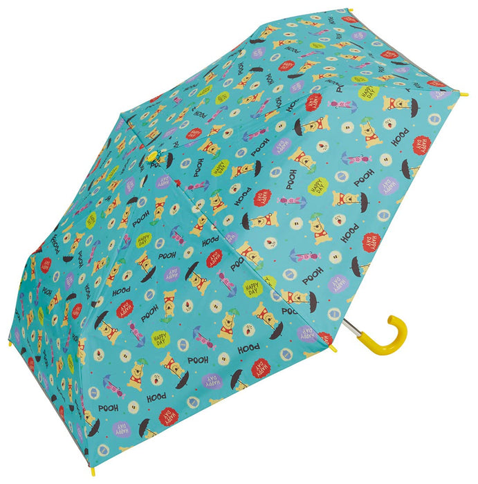 Skater Winnie The Pooh UV Protection Umbrella for Children Ages 7-8 50cm Safe Hand-Opening 6-Rib Folding Parasol with Case- Japan Figure Store - #1 Bring To You The Best Japanese Goods