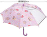 Skater Disney Princess Umbrella 45cm Hand-Operated Safety Feature Transparent Window for Girls Age 5-6- Japan Figure Store - #1 Bring To You The Best Japanese Goods