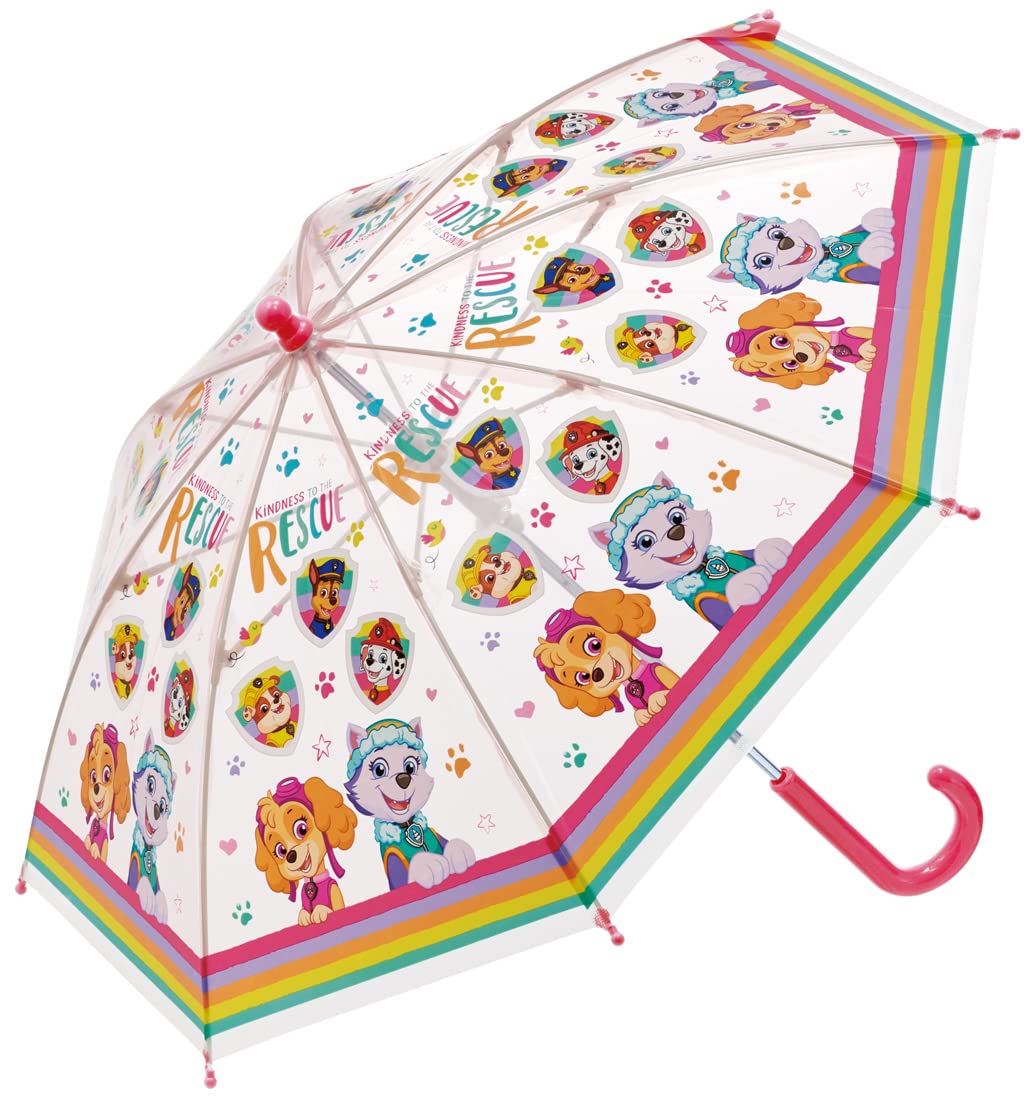 Skater Paw Patrol Rescue 40cm Vinyl Umbrella Safe Hand-Opening for Boys 3-4 Yrs 8-Rib- Japan Figure Store - #1 Bring To You The Best Japanese Goods