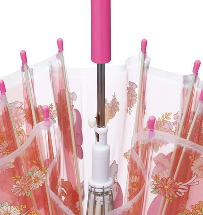 Skater My Melody Dome-Shaped Umbrella for Girls Age 9-10 55cm Vinyl 8-Rib One-Touch Open- Japan Figure Store - #1 Bring To You The Best Japanese Goods