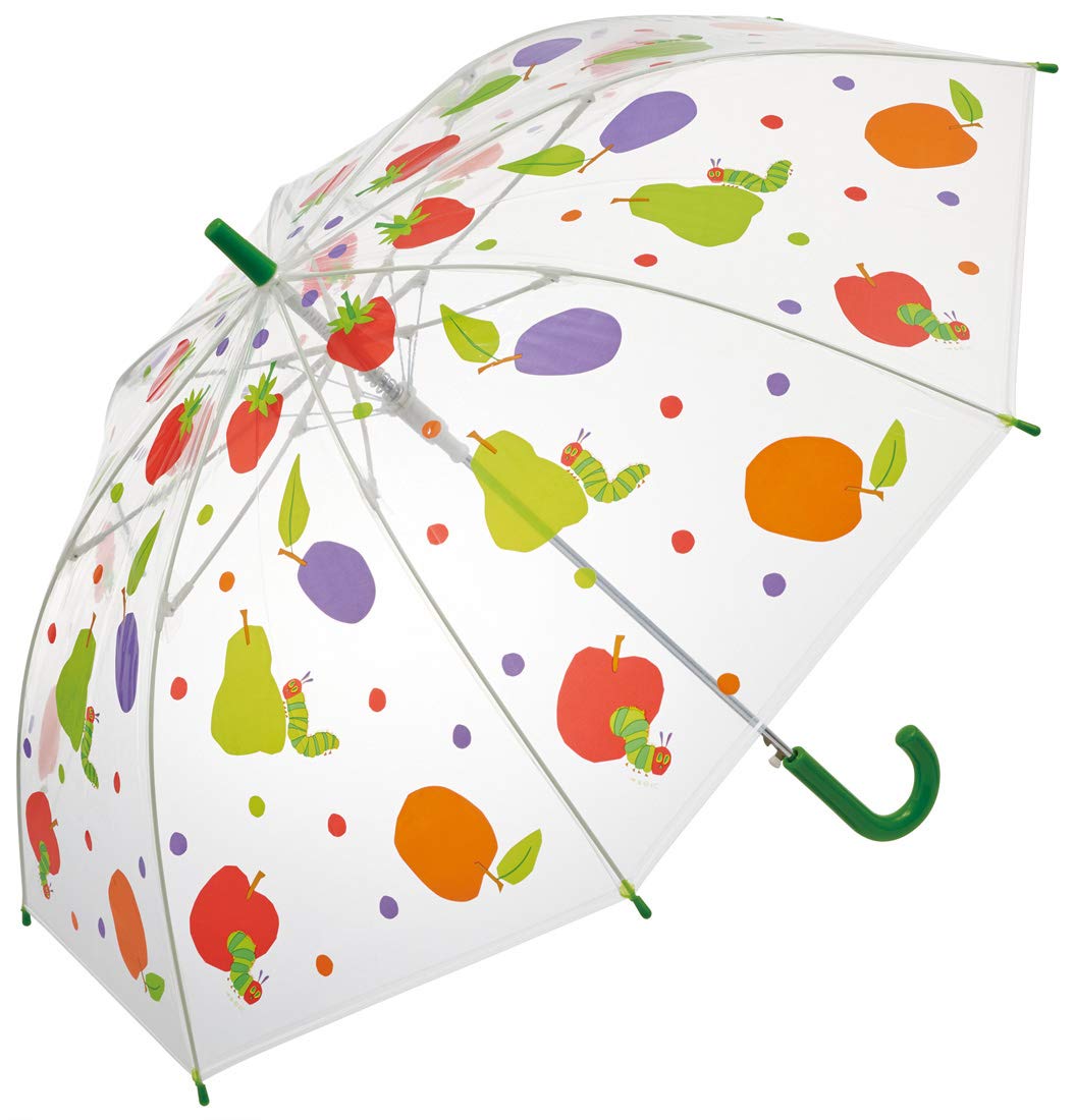 Skater One-Touch Jump Umbrella - 55cm Very Hungry Caterpillar for Ages 9-10 Elementary Students- Japan Figure Store - #1 Bring To You The Best Japanese Goods
