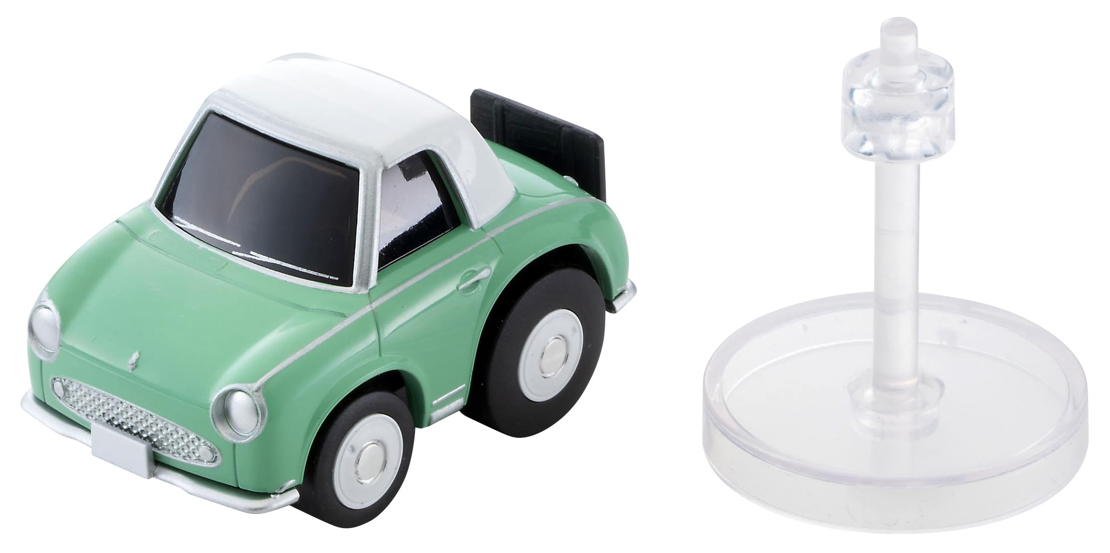 Tomytec Choro Qs-11A Nissan Figaro Green White Finished Model- Japan Figure Store - #1 Bring To You The Best Japanese Goods