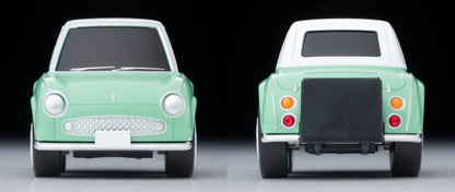 Tomytec Choro Qs-11A Nissan Figaro Green White Finished Model- Japan Figure Store - #1 Bring To You The Best Japanese Goods