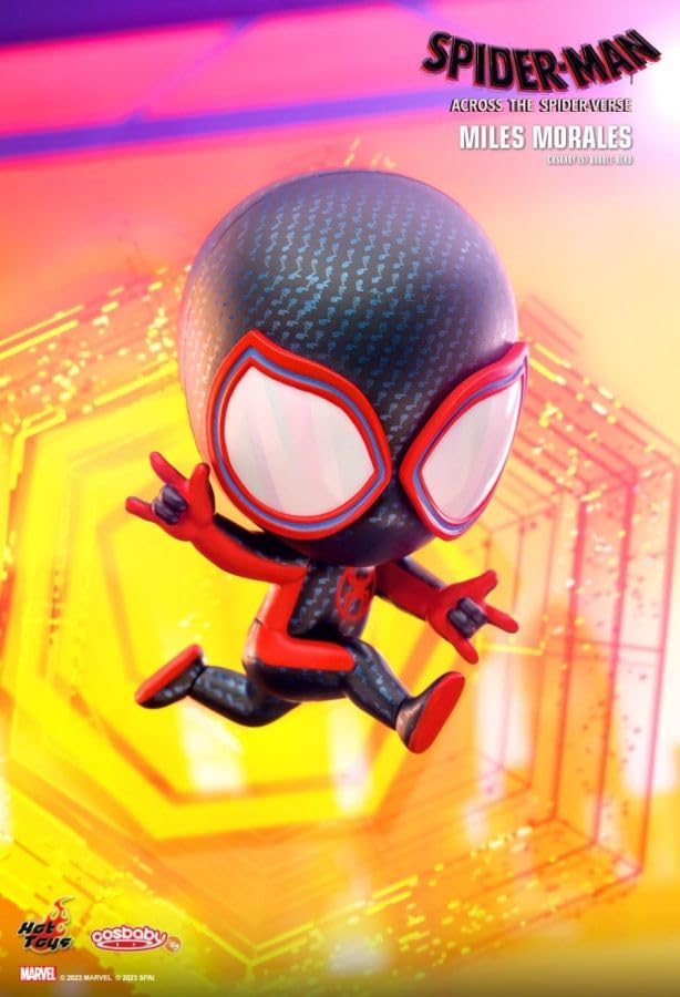 Hot Toys Spider-Man Across The Spider-Verse Miles Morales Cosbaby Figure- Japan Figure Store - #1 Bring To You The Best Japanese Goods