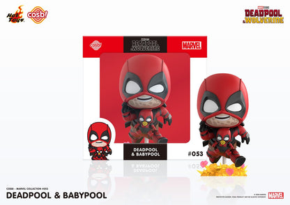 Hot Toys Cosby Marvel Deadpool Wolverine Figure with Babypool Non-Scale #053