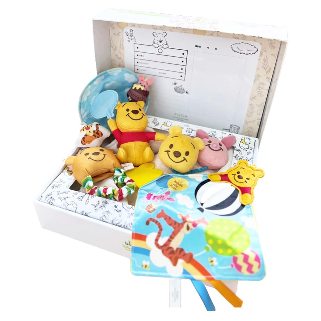 Takara Tomy Disney Happy Birthday Gift Set with Winnie The Pooh Figure- Japan Figure Store - #1 Bring To You The Best Japanese Goods