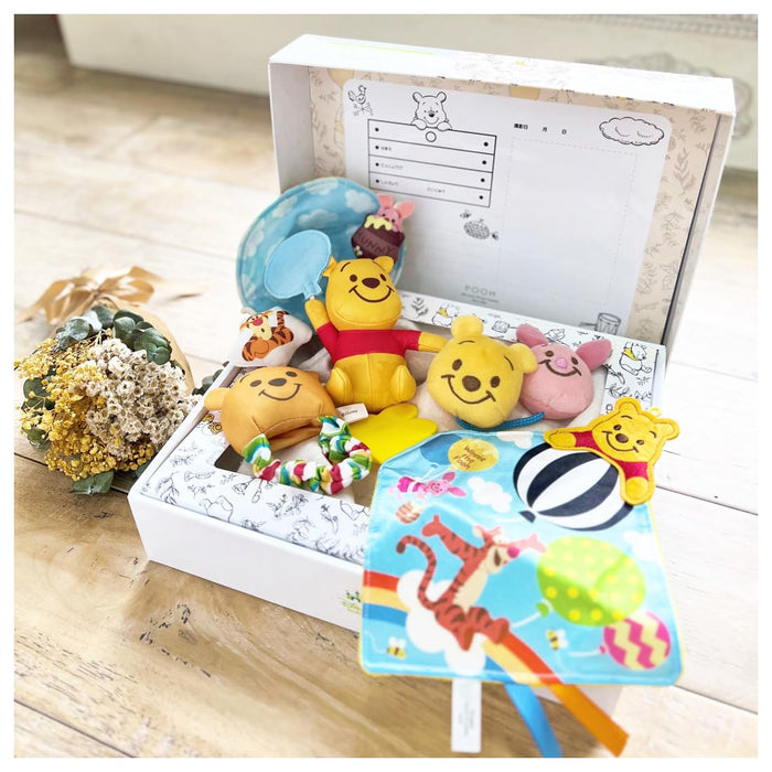 Takara Tomy Disney Happy Birthday Gift Set with Winnie The Pooh Figure- Japan Figure Store - #1 Bring To You The Best Japanese Goods