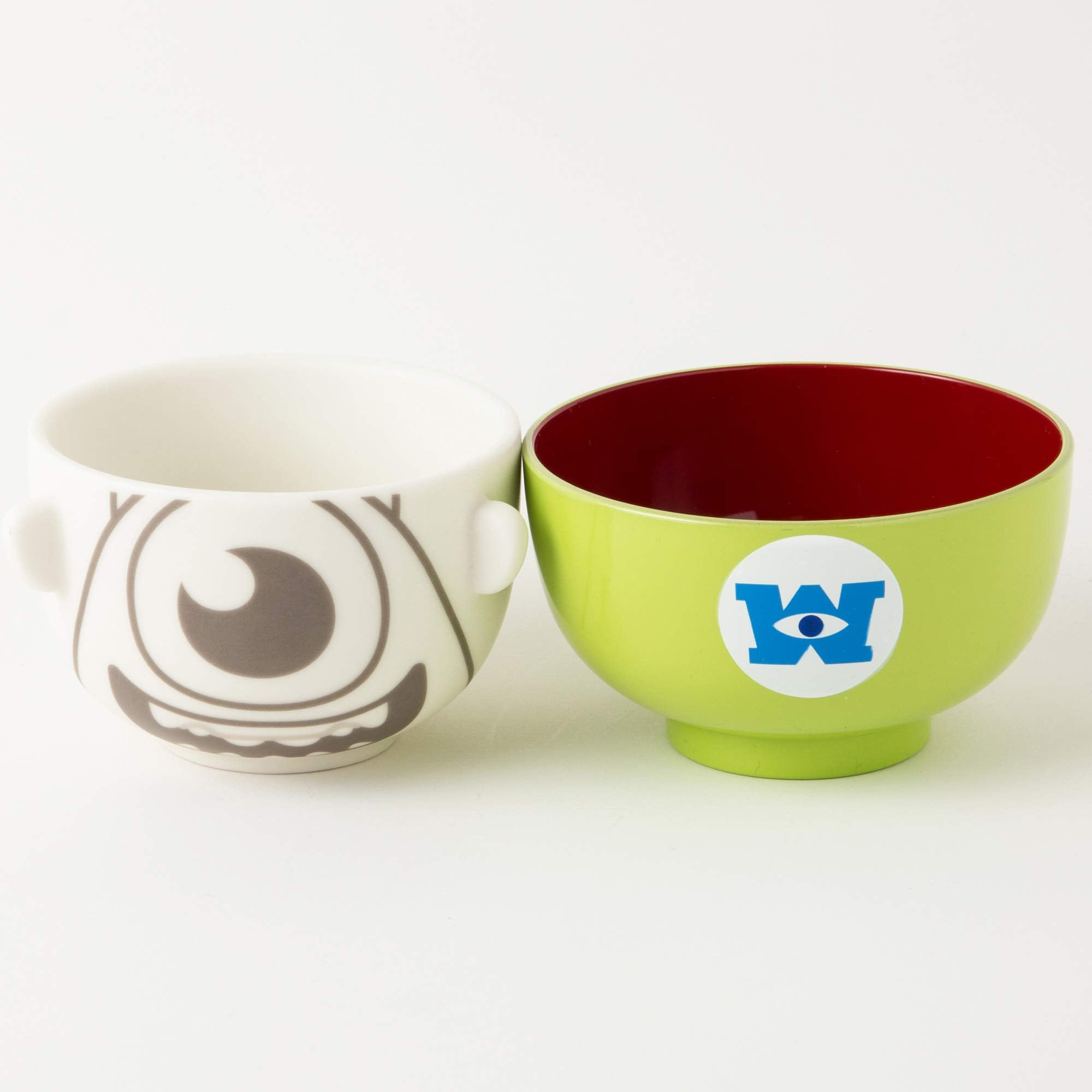 Sun Art Mike Monster University Soup and Rice Bowl Set Mini SAN2221-2- Japan Figure Store - #1 Bring To You The Best Japanese Goods