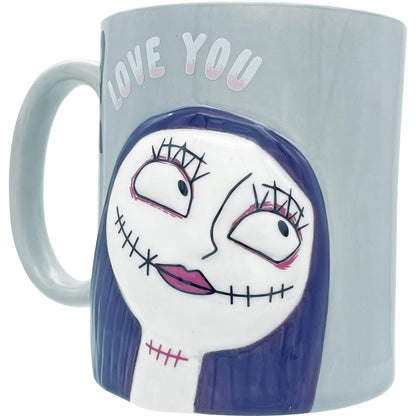 Sun Art Jack and Sally Love Mugs 300ml Disney Nightmare Before Christmas Gift