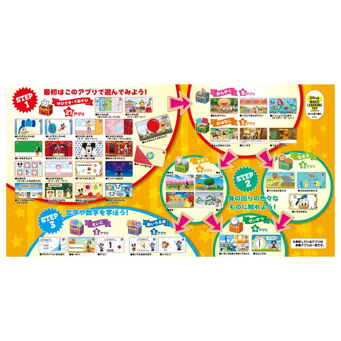 Takara Tomy Disney Touch Educational Busy Pad for Kids - Disney Characters- Japan Figure Store - #1 Bring To You The Best Japanese Goods