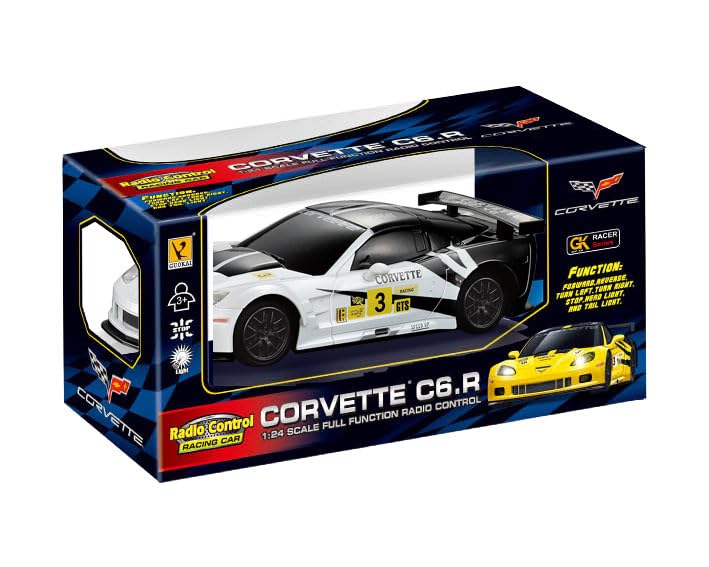 Doyusha 1/24 Scale Corvette C6.R Black Electric RC Model 2.4Ghz 630674
