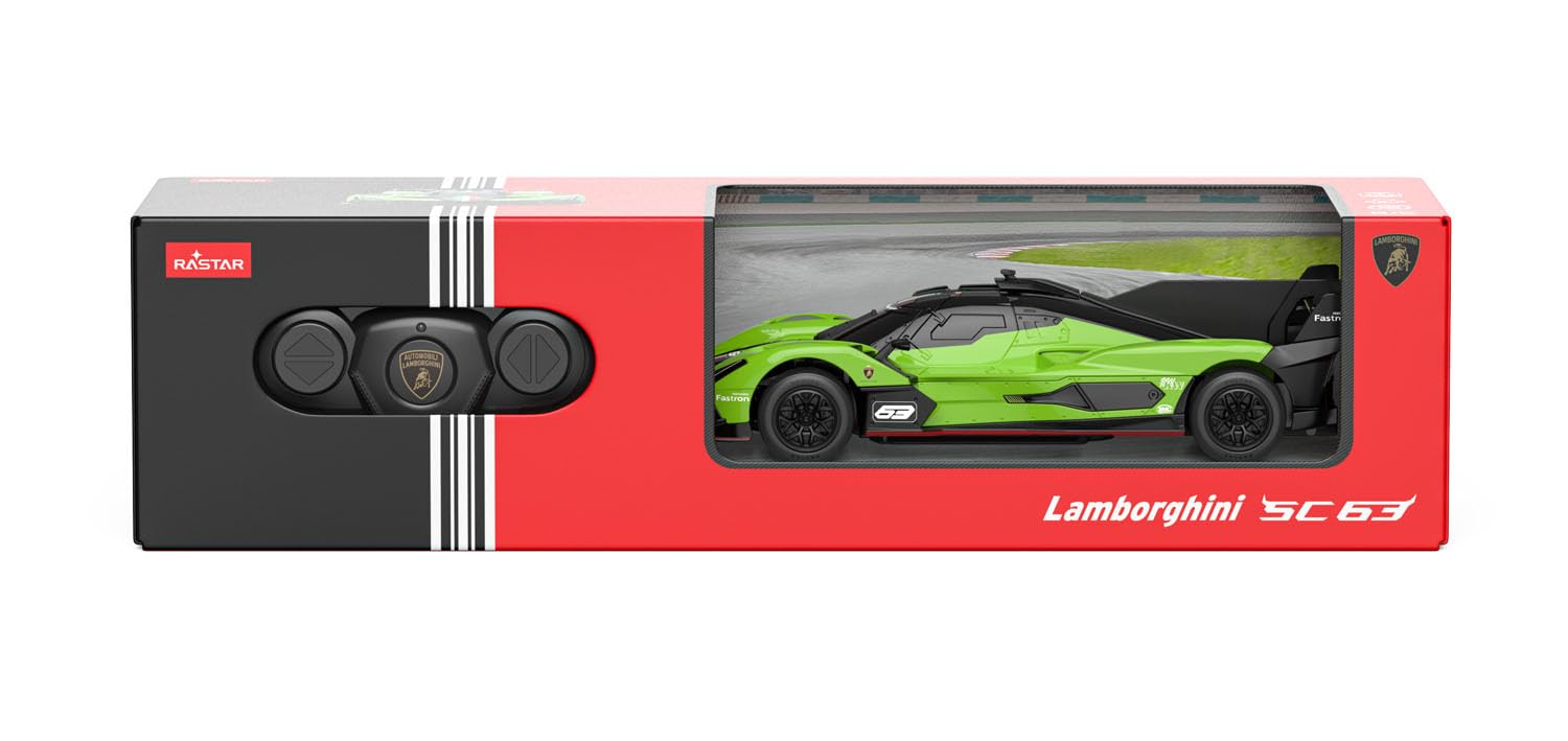 Doyusha Electric Radio Control Lamborghini Sc63 Green 2.4Ghz 1/24 Scale Model