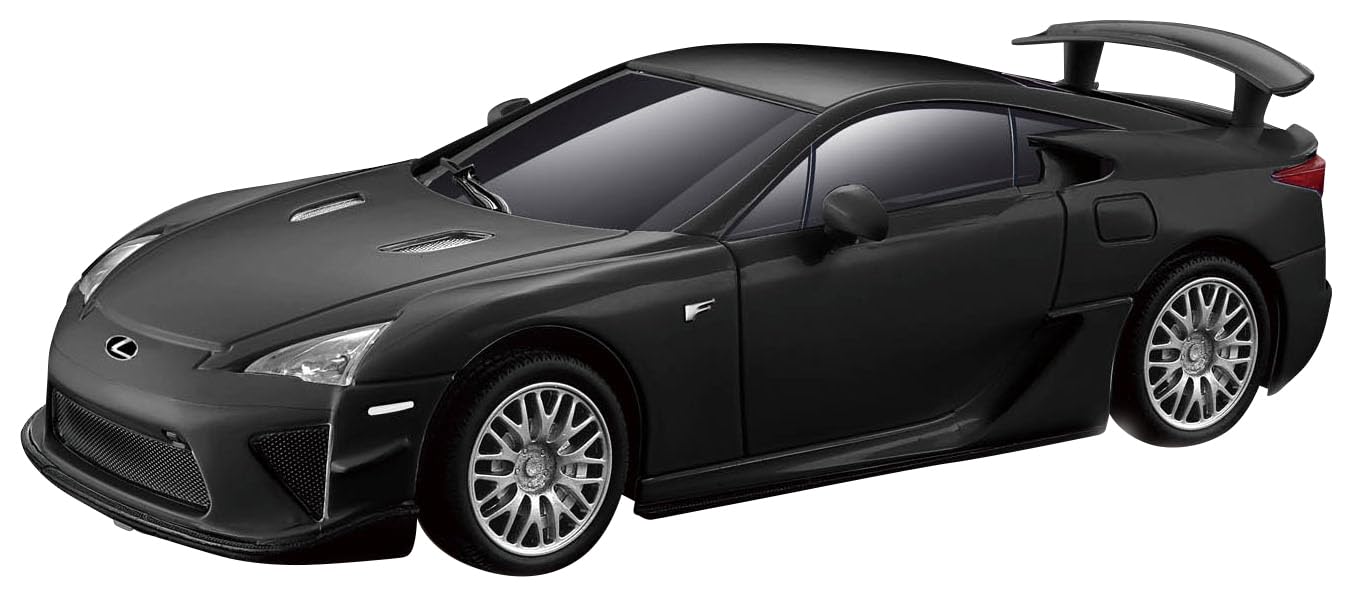 Modèle de voiture radiocommandée électrique Doyusha 2,4 GHz Lexus LFA noire à l'échelle 1/24