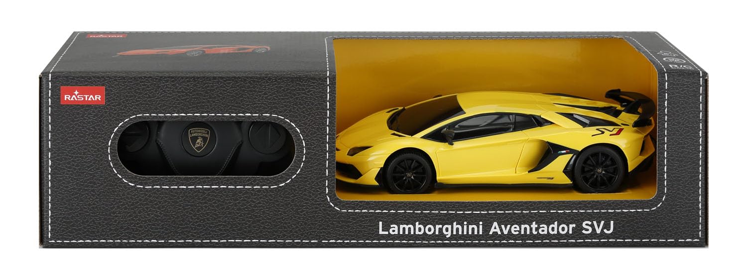 Doyusha 2.4Ghz 1/24 Scale RC Aventador Svj Yellow Car Model