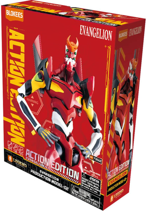 Figurine articulée Doyusha Blokees Evangelion Unit-02 170 mm, modèle à clipser