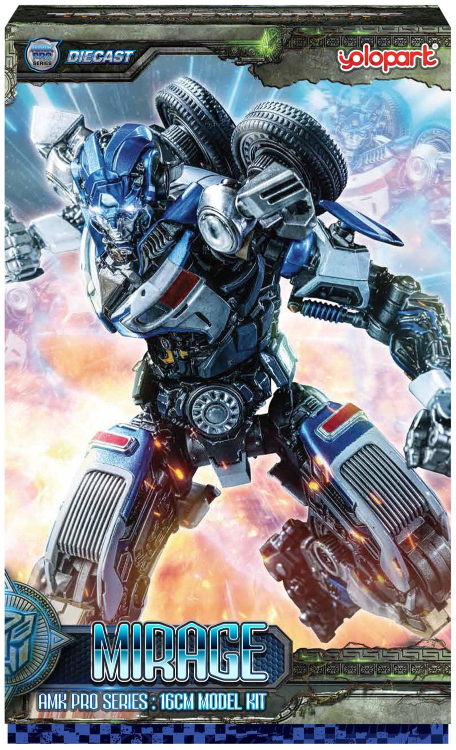 Doyusha Transformers Beast Awakening Mirage 16cm Pre-Painted Model Kit