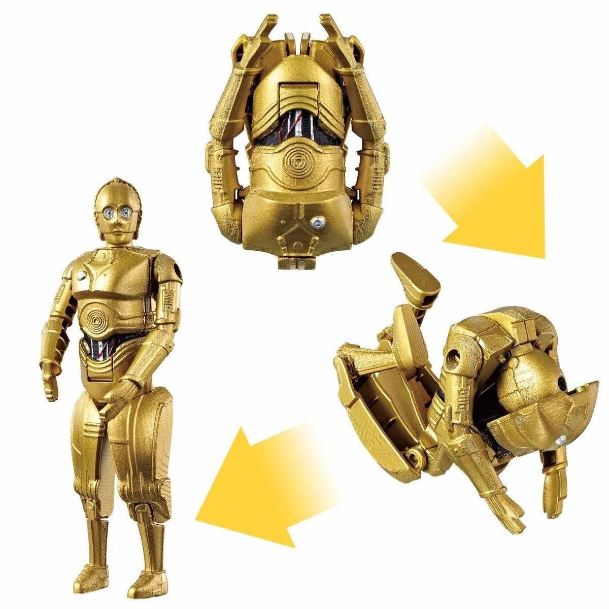 Egg Force Star Wars C-3po Action Figure Bandai- Japan Figure Store - #1 Bring To You The Best Japanese Goods
