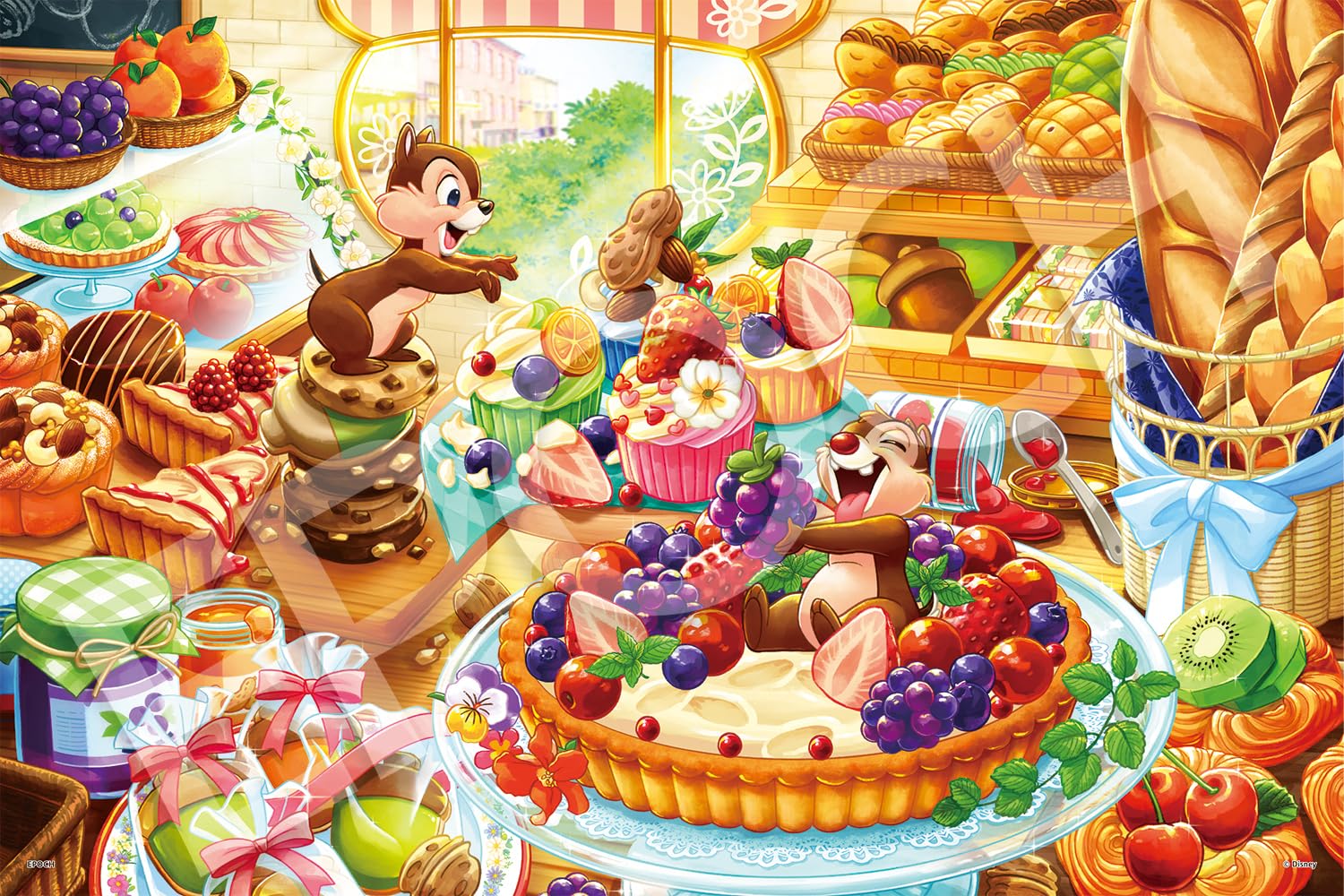 Epoch 1000 Piece Disney Jigsaw Puzzle - Chip N Dale Collage 50x75cm