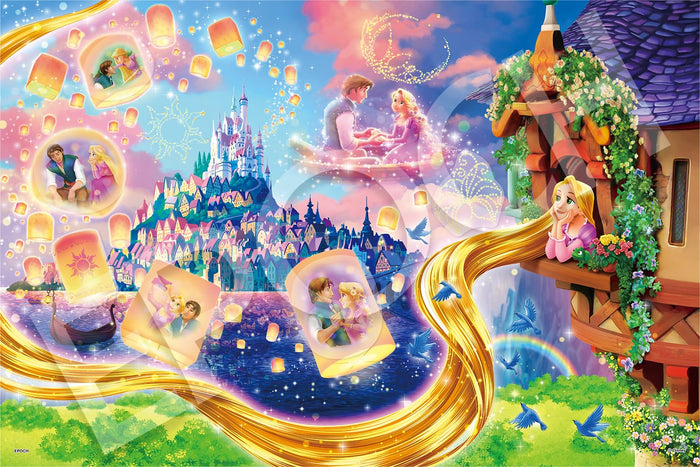Epoch 1000 Piece Disney Rapunzel Jigsaw Puzzle 50x75cm - Waiting For The Lights