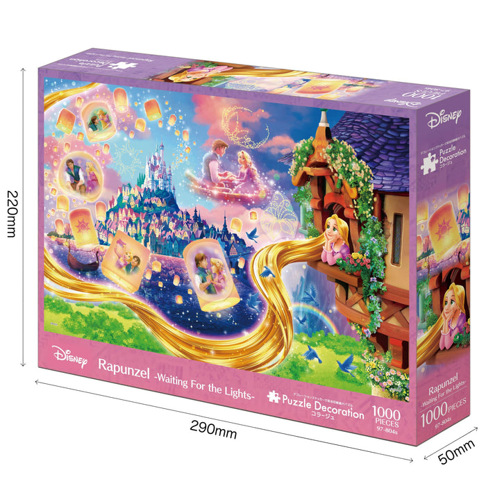 Puzzle Epoch Disney Raiponce 1000 pièces 50 x 75 cm - En attendant les lumières