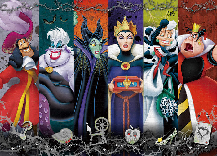 Epoch Disney Evil Darkness Jigsaw Puzzle 500 Pieces 38x53cm With Glue and Tools