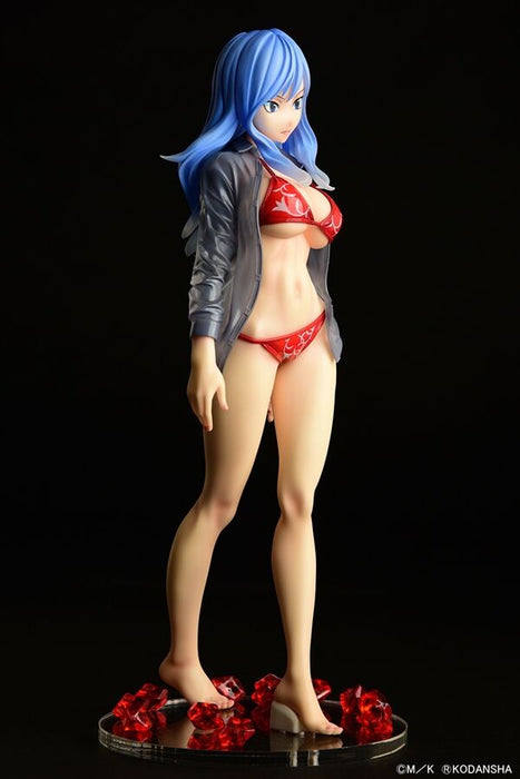 Orca Toys Juvia Lockser 1/6 Figure Red Bikini Gravure Style Wet Shirt Edition- Japan Figure Store - #1 Bring To You The Best Japanese Goods