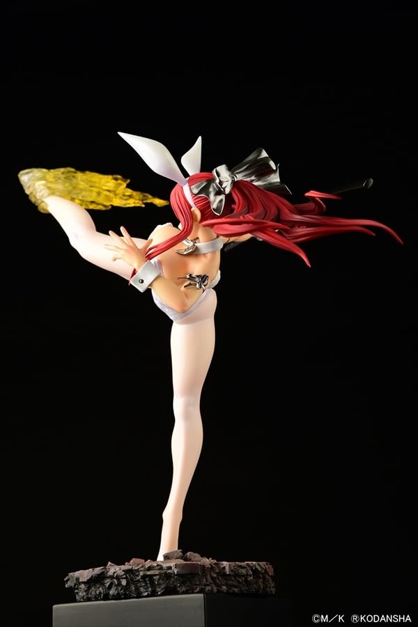 Orcatoys Fairy Tail Erza Scarlet White Bunny High Kick Ver Figure- Japan Figure Store - #1 Bring To You The Best Japanese Goods