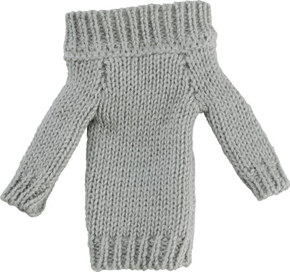 Max Factory Figma Styles Gray Off-The-Shoulder Sweater Dress M06837- Japan Figure Store - #1 Bring To You The Best Japanese Goods