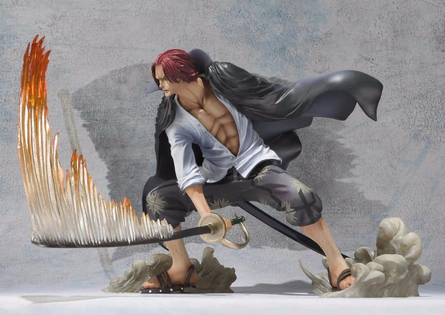 Figuarts Zero One Piece Shanks Battle Ver Pvc Figure Bandai Tamashii Nations- Japan Figure Store - #1 Bring To You The Best Japanese Goods
