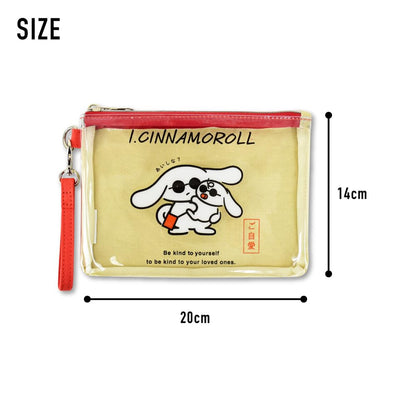 Sanrio Flat Pouch Ye Aishin Amoroll Icn-003 - Cute and Durable Accessory- Japan Figure Store - #1 Bring To You The Best Japanese Goods