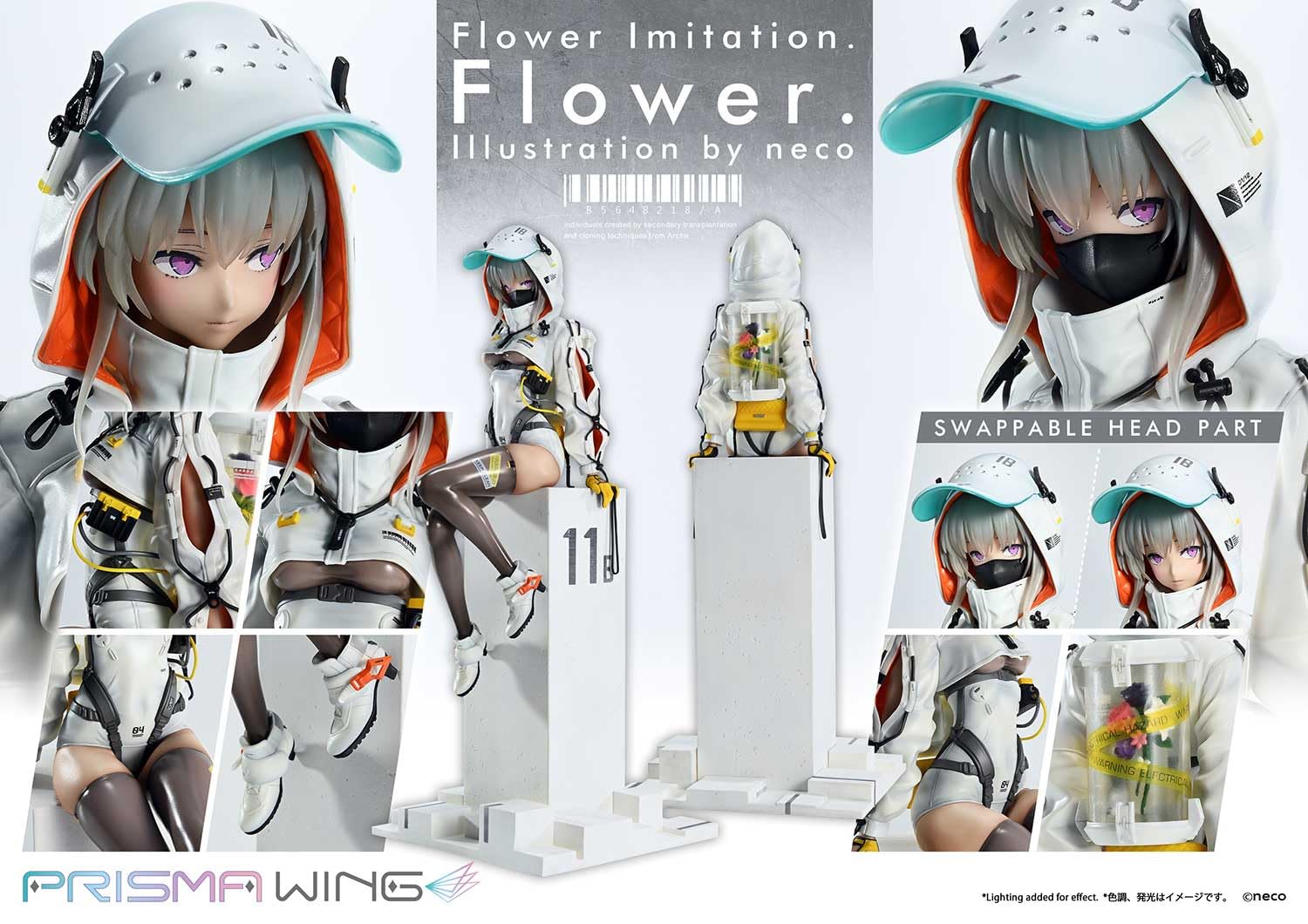 Prime 1 Studio Flower Imitation Prisma Wing Pwneco-01P 1/7 Scale Model- Japan Figure Store - #1 Bring To You The Best Japanese Goods