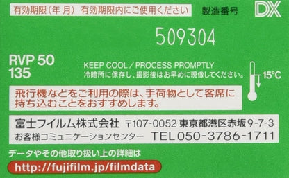 Fujifilm Velvia 50 135 Film 36 Exposures - High-Quality Reversal Film Roll