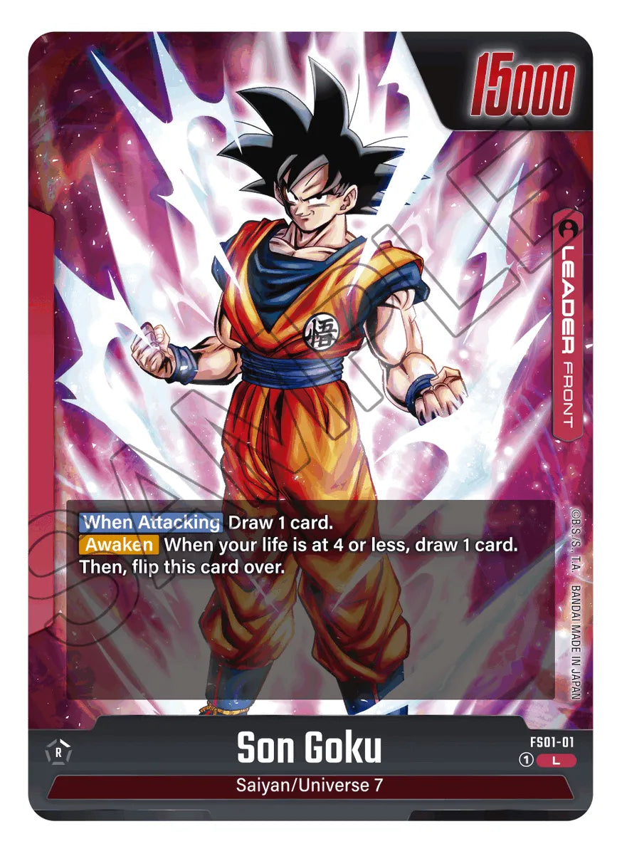 Bandai Dragon Ball Super Card Game Fusion World Start Deck Son Goku FS01- Japan Figure Store - #1 Bring To You The Best Japanese Goods