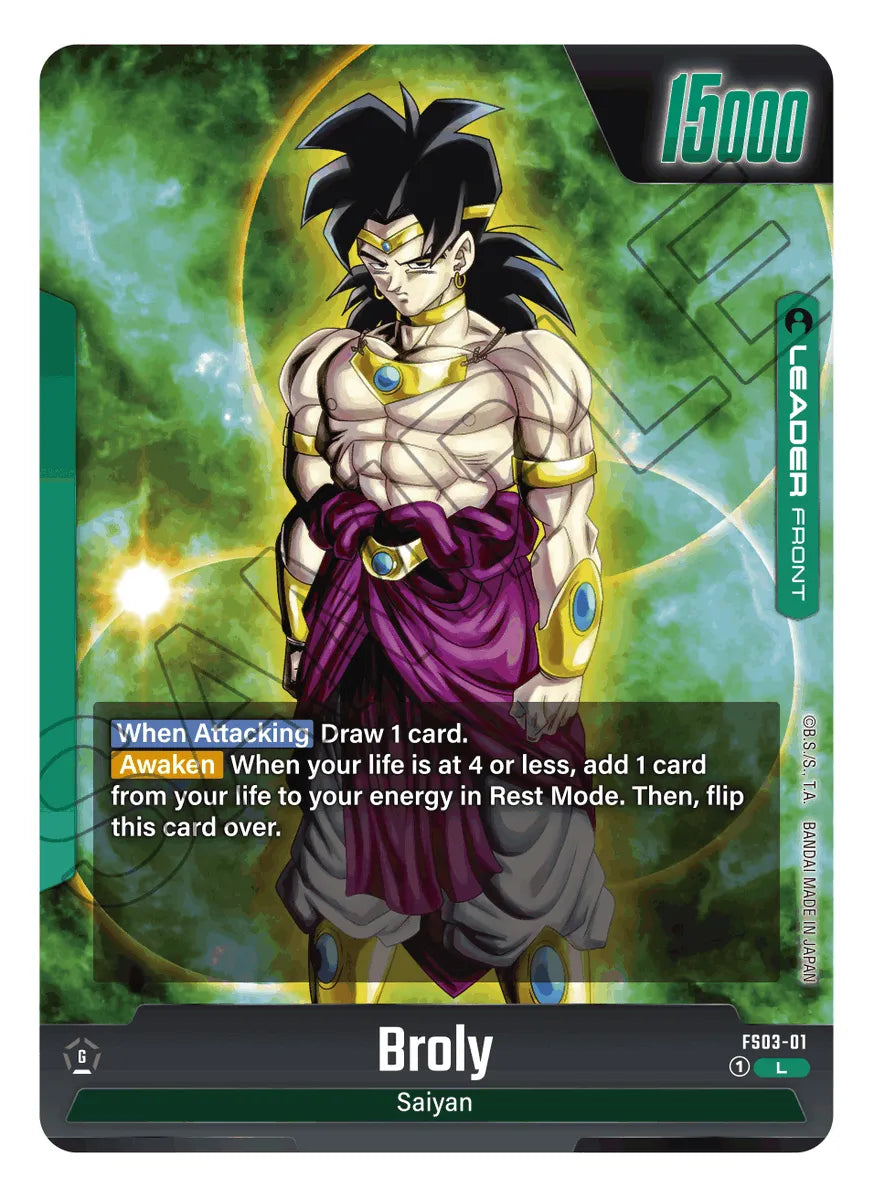 Bandai Dragon Ball Super Card Game Fusion World Start Deck Broly FS03- Japan Figure Store - #1 Bring To You The Best Japanese Goods