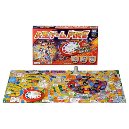 Takara Tomy Game of Life Fire Edition Board Game with Exciting Challenges