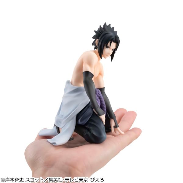 Megahouse Gem Series Palm-Sized Sasuke Figure - Naruto Shippuden Collectible