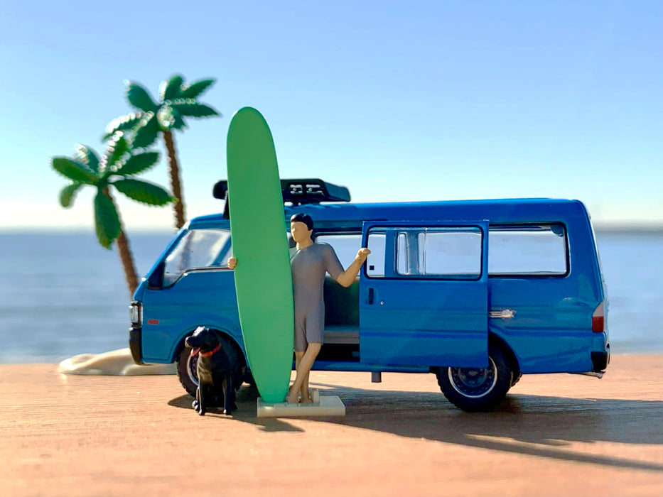 Tomytec Geocolle 64# Car Snap 19B Surfing 2 Mazda Bongo Set- Japan Figure Store - #1 Bring To You The Best Japanese Goods