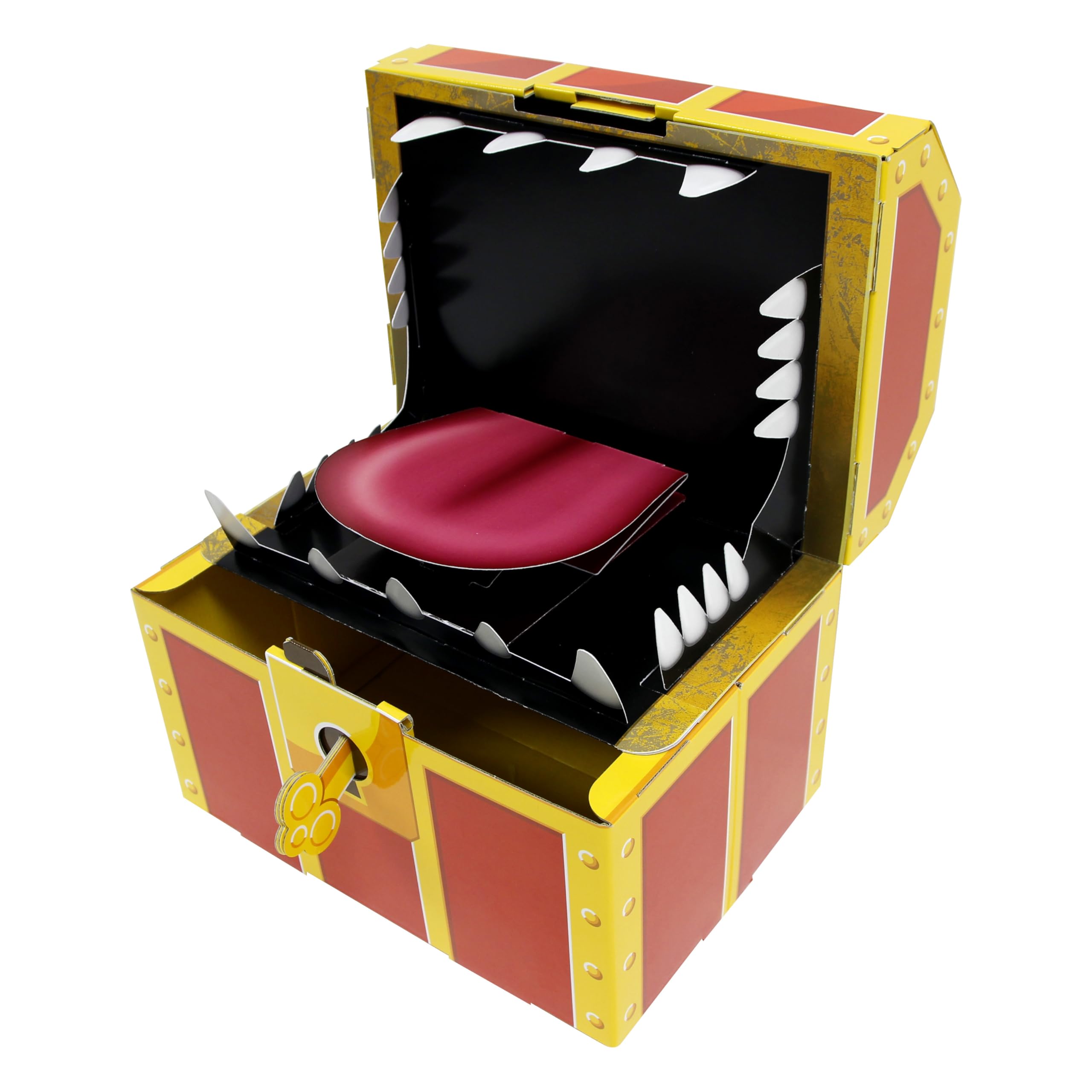 Giftool Treasure Chest Gift Box with Monster Puzzle Sheet - Lockable (M)- Japan Figure Store - #1 Bring To You The Best Japanese Goods