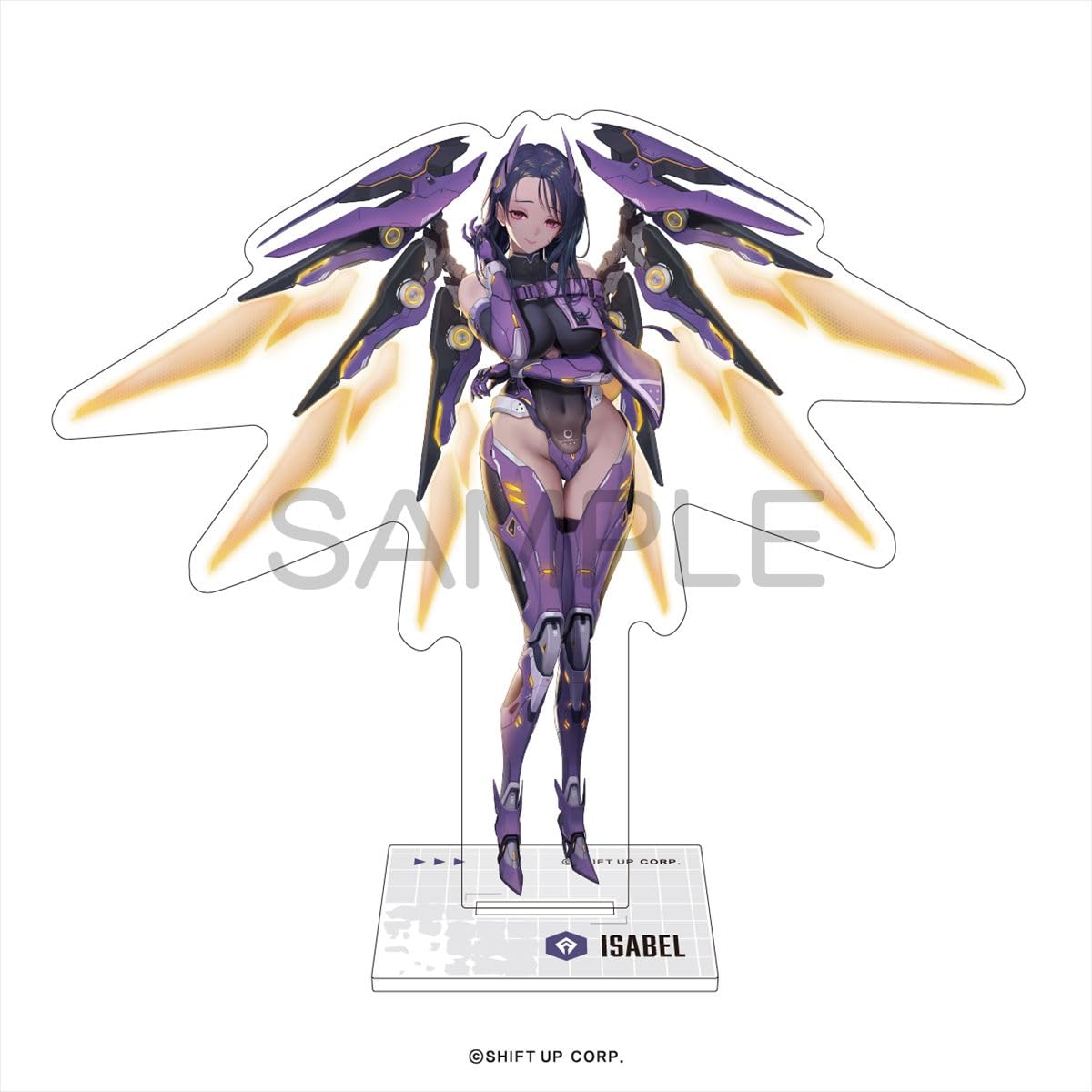 Algernon Product Goddess Of Victory Nikke Isabel Acrylic Stand 38x128x111mm