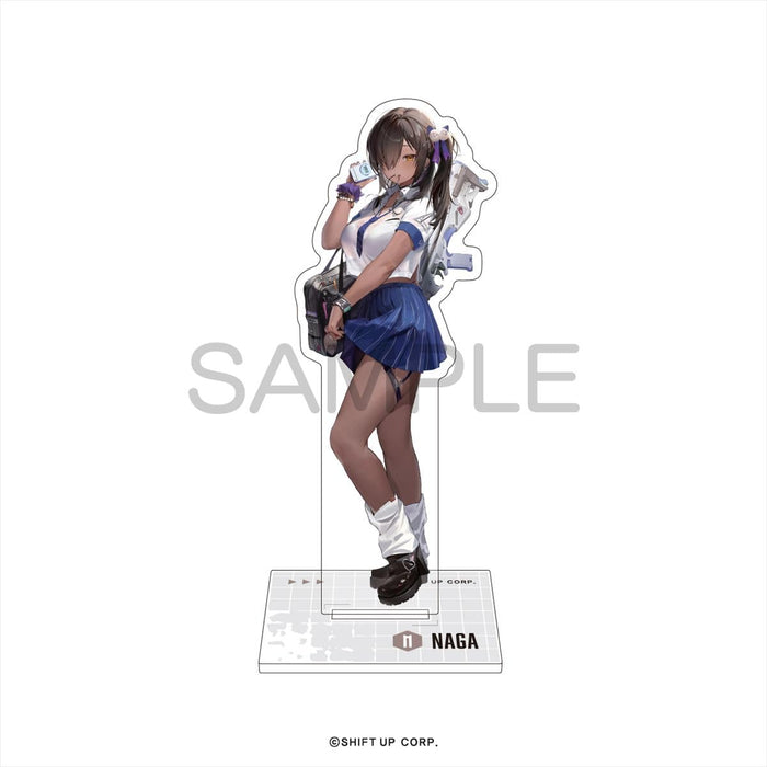 Algernon Product Nikke Acrylic Stand Naga - Versatile Display Size 38~128x111mm